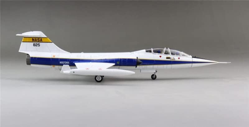 Hobbi Mester TF-104G 825, Dryden Harcolni, Teszt Center, Edwards AFB, 1987 kétüléses 1/72 FRÖCCSÖNTÖTT Repülőgép Előre elkészített Modell