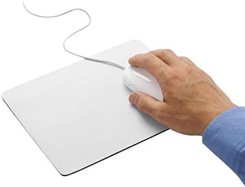 2 Csomag Fehér Egér Pad - Asztal Laptop Kis Mousepad , Mini Slim Vékony Utazási Kompakt mat