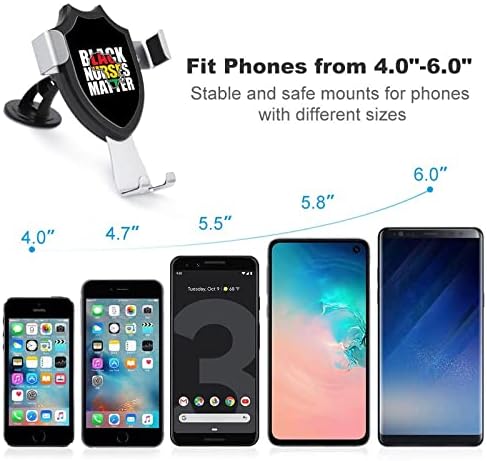 Fekete Ápolók Számít, Autó Belső Telefon Mount Levegő Vent Clip mobiltelefon Jogosultja Állítható Okostelefon