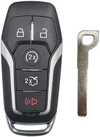 Csere kulcstartó Esetben Shell Alkalmas Ford Edge Explorer Mustange Fusion 5 Gombok Kulcsnélküli Bejegyzés Smart Remote távirányító