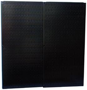 Fali Vezérlő 30-O-3232B Fekete Fém Pegboard Pack - (2) 32 Magas x 16 Wide Fekete Pegboards