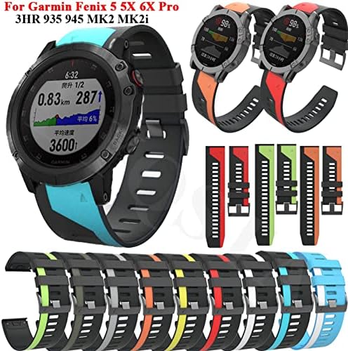 ANKANG Sport Szilikon Watchband Csuklópántot a Garmin Fenix 6X 6 Pro 5X 5 + 3 HR Smartwatch 22 26mm EasyFit gyorskioldó Csuklópánt