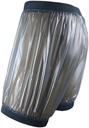 Haian Felnőtt Inkontinencia Pull-Műanyag Kényelem Nadrág 2 Csomag (XX-Nagy, Átlátszó Fekete)