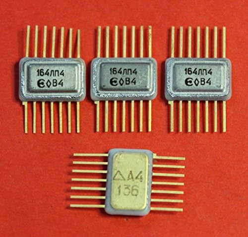 S. U. R. & R Eszközök IC/Mikrochip 164LP4 analoge CD4000E SZOVJETUNIÓ 4 db