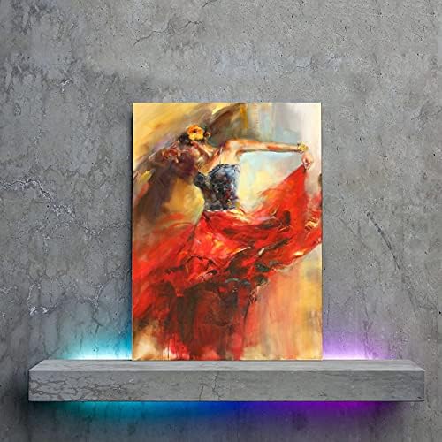 Absztrakt Festmény Balerina Táncol a Lány Wall Art Olaj Painting20x26inch(51x66cm)