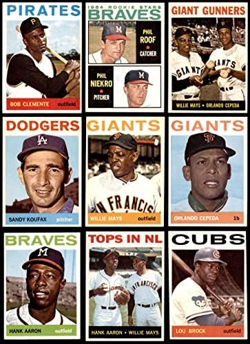 1964 Topps Baseball Teljes Készlet (Baseball Szett) EX/MT