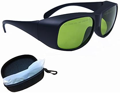LaserPair Lézer Biztonsági Szemüveg CE Minősített, 800 – 1100nm Abszorpciós Típusú Lézer Védő Szemüveg Dióda, Nd:yag Lézer Védelem