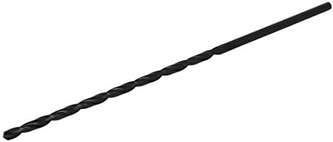 Aexit 6.5mmx300mm HSS szerszámtartó Kettős Fuvola Egyenesen Furat Twist Fúró Fúrás Eszköz Fekete Modell:96as477qo428