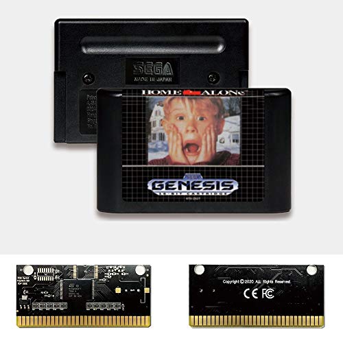 Aditi Egyedül Otthon - USA Címke Flashkit MD Electroless Arany PCB Kártya Sega Genesis Megadrive videojáték-Konzol (Régió-Mentes)