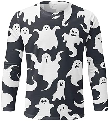 2022 Halloween Férfi Katona T-Shirt Férfi Őszi-Téli Slim Fit Alkalmi Retro, Régi Halloween Esik Póló