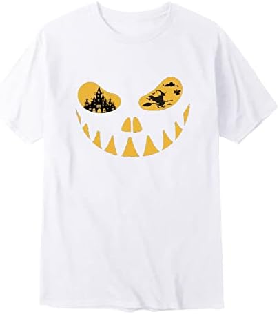 BEUU Férfi Halloween Pólók,Katona Rövid Ujjú Csontváz Nyomtatás Vicces Grafikus Legénység Nyak Edzés Tervező Fél Tshirt