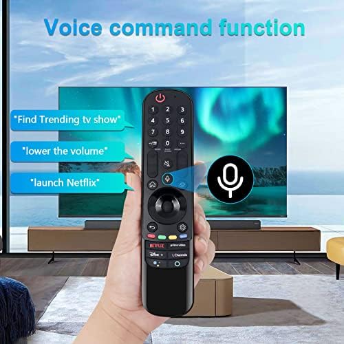 EGY-MR21GA Csere Magic Remote Controller Alkalmas az LG OLED TV-t Mutató, Hang Funkció Netflix Miniszterelnök Videó Disney+ LG