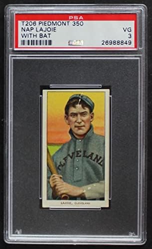 1909 T206 BAT Nap Ügyelő Cleveland Alvások (Indiánok) (Baseball Kártya) (Bat) PSA a PSA 3.00 Alvások (Indiánok)