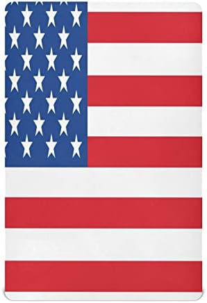 Playard Lap, Amerikai Zászló Gyerekágy Lap Normál jászol, a Kisgyermek Matracok,28x52 Hüvelyk H040058