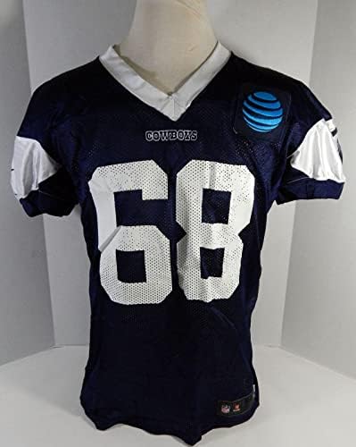 2018 Dallas Cowboys 68 Játék Kiadott Haditengerészeti Gyakorlat jersey DP18985 - Aláíratlan NFL Játék Használt Mezek