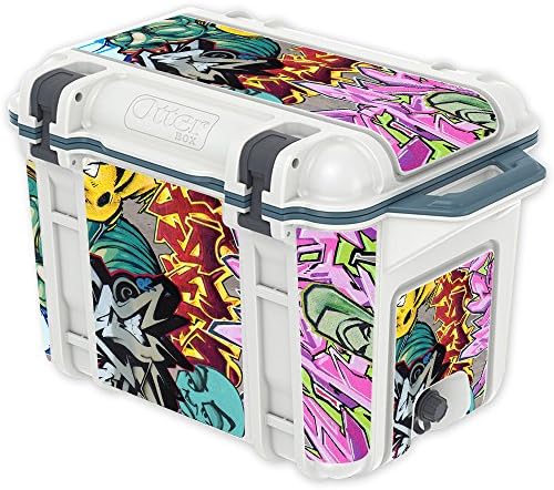 MightySkins (Hűtő Nem Tartalmazza) Bőr Kompatibilis OtterBox Vállalkozás 45 qt-Hűtő - Graffiti Vad Stílusok | Védő, Tartós, Egyedi Vinil-wrap