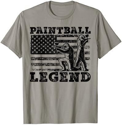 Paintball Legenda. Usa Zászló, Sport, Paintball, Paintballer Póló