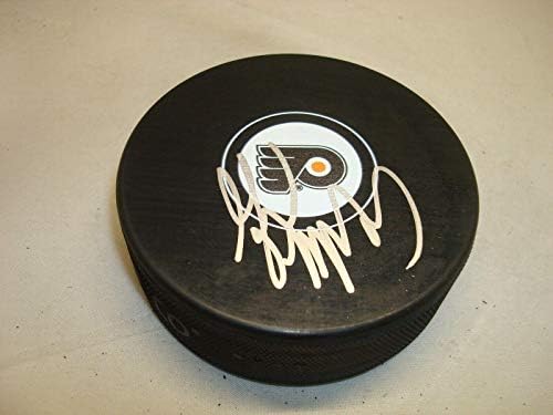 Gord Murphy Aláírt Philadelphia Flyers Jégkorong Dedikált 1A - Dedikált NHL Korong