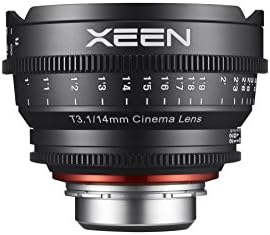 Rokinon Xeen XN14-C 14 mm T3.1 Szakmai Cine Objektív Canon EF (Fekete)