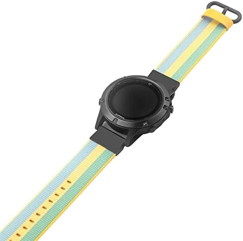 KGDHB 22MM gyorskioldó Nylon Watchband Szíj, A Garmin Fenix 6X 6 Pro Smartwatch Easyfit Csukló Zenekar Fenix 5X 5 Plusz 935 S60 Quatix5