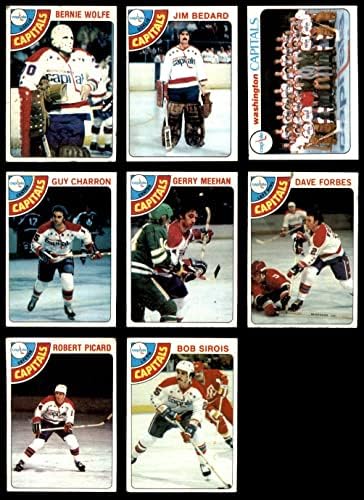 1978-79 Topps Washington Capitals Közelében Csapat készen áll a Washington Capitals-Hockey (Set) VG+ Capitals-Hoki