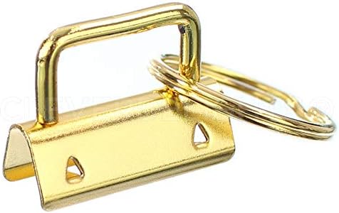 CleverDelights 1.25 kulcstartó Hardver Szett kulcstartó - 50 Készülékek - Arany Színű - 1 1/4 Hüvelyk Rögzítésre kulcstartók