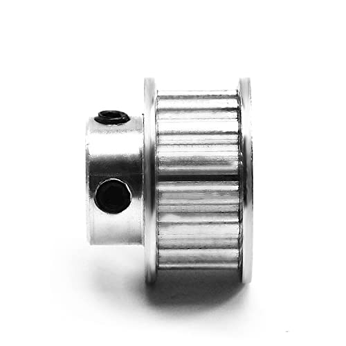 Fielect Alumínium Ötvözet XL 16 Fogak 8 mm-es Belső Furat Átmérő vezérműszíj, Görgő Karima Szinkron Kerék Ezüst Hang 3D-s Nyomtató