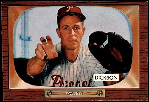1955 Bowman 236 Murray Dickson Philadelphia Phillies (Baseball Kártya) NM Phillies