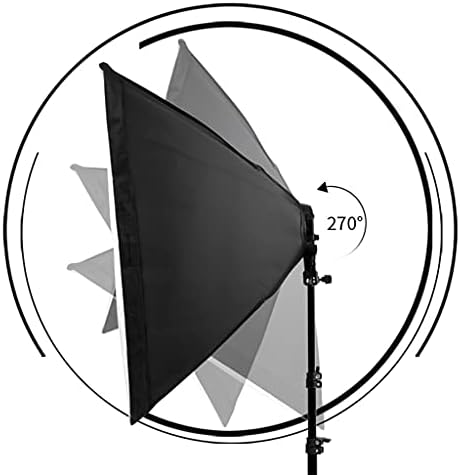 ZLXDP Fotózás Háttér Támogatási Keret Softbox Világítás Készlet Fotó Stúdió Felszerelés Kiegészítők a 3Pcs Háttérben