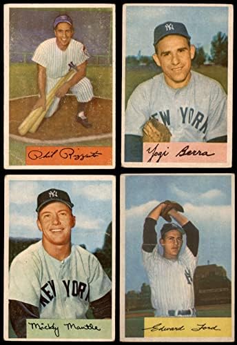1954 Bowman New York Yankees Csapatát Set New York Yankees (Set) GD+ Yankees