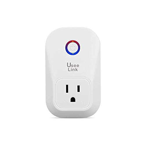 Useelink Smart Plug 10A, WiFi Smart Plug Csatlakozó, Távirányító Időzítő Funkció, Kompatibilis Alexa, a Google Haza, Nem Hub