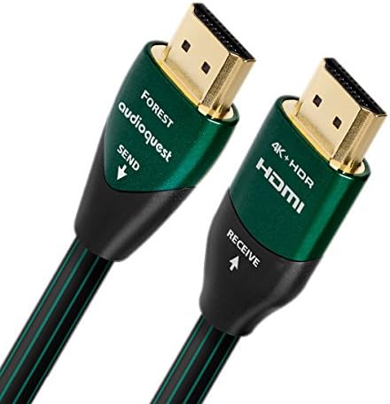 AudioQuest Forest 10m (32.8 ft.) Fekete/Zöld Aktív HDMI Digitális Audió/Videó Kábel Ethernet Kapcsolat
