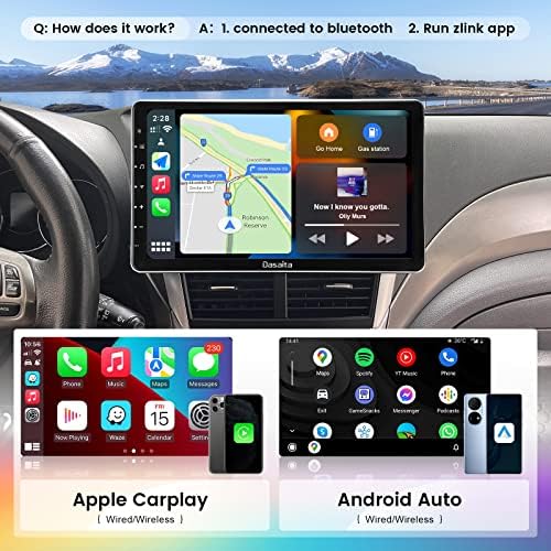 Dasaita 10.2 HD Android Autó Sztereó Toyota RAV4 2015 2017 2018 Carplay Android Automatikus Bluetooth autórádió PX6 DSP