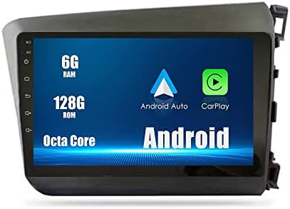 Android 10 Autoradio Autós Navigációs Sztereó Multimédia Lejátszó, GPS, Rádió, 2.5 D érintőképernyő forHonda Polgári 2012-2015 RHD Octa-Core