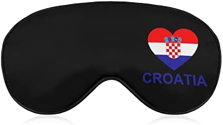 A szerelem Horvátország Alszik Kendőt Maszk Aranyos Szem Árnyék Vicces Este Fedél Állítható Pánt a Nők, Férfiak