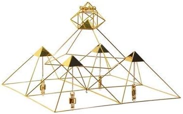 A meditáció Piramis Rács - 5 x 51 Fokos Piramisok Kristályokkal - Kis
