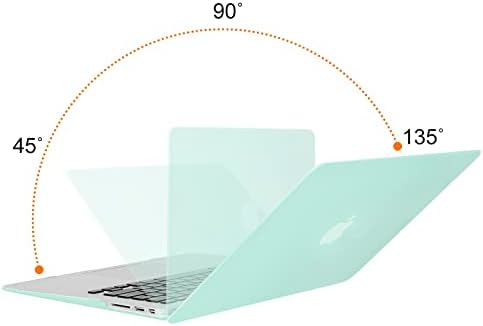 MOSISO Kemény Műanyag hüvely & Keyboard Cover Bőr Csak Kompatibilis MacBook Air 11 inch (Modellek: A1370 & A1465), Menta Zöld