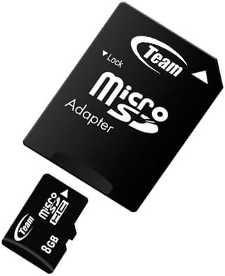 8 gb-os MicroSDHC Class 10 Csapat Nagy Sebesség 20 MB/Mp Memória Kártya. Villámgyors Kártya Motorola Rokr EM35. Szabad Nagy