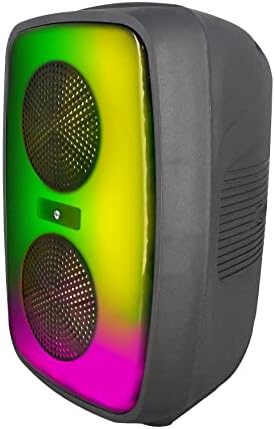 Naxa Elektronika NDS-4507 Hordozható Dual 4 Bluetooth Mini Blaze Fél Hangszóró Multi-Színes Láng, Fény, Akár 2 Óra lejátszási