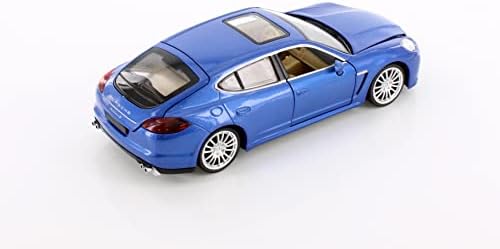 Showcasts Porsche Panamera S, Kék 68245D - 1/24-Skála Fröccsöntött Modell, Játék Autó