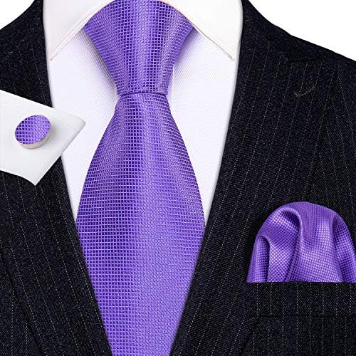 Barry.Wang Férfi Nyakkendők Meghatározott Selyem Esküvői Nyakkendő Szőtt Selyem Hivatalos Üzleti Alkalmi(4/6/8DB)