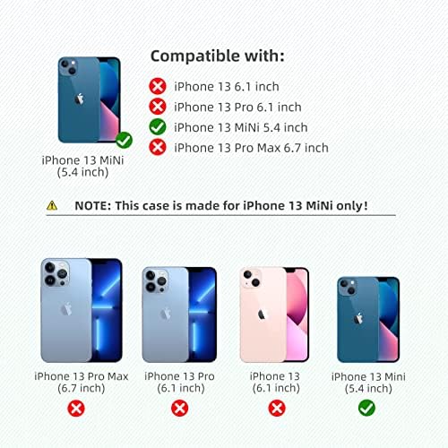 K TOMOTO Kompatibilis iPhone 13 Mini Lökhárító Ügy (5.4 Inch), Folyékony Szilikon Lökhárító Ügy [Sokk-Elnyelni] [Felvetett élvédő]