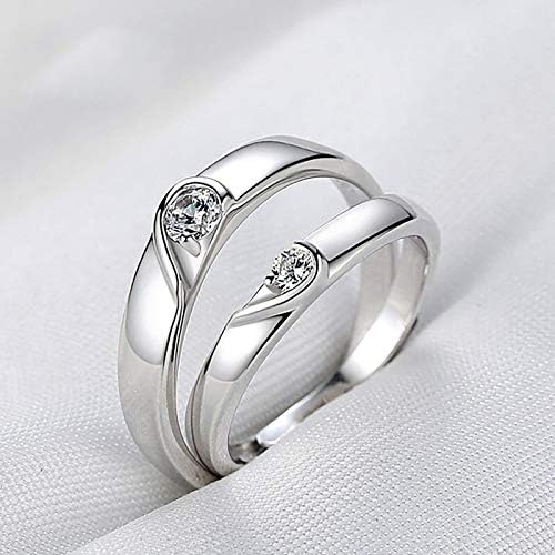 Ujj Gyűrű Női Angyal Szív Alakú Szerelmes Pár Gyűrű Átszőtt Nyitott, Eljegyzési Gyűrűk, a Férfiak jegygyűrű Ékszer Vintage Gyűrű