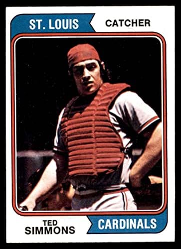 1974 Topps 260 Ted Simmons St. Louis Cardinals (Baseball Kártya) NM Bíborosok