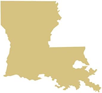 Louisianai Állami Kivágott Befejezetlen Fa Mardi Gras Kövér kedd francia Negyed Felvonulás MDF Alakú Vászon Stílus 1 (12)