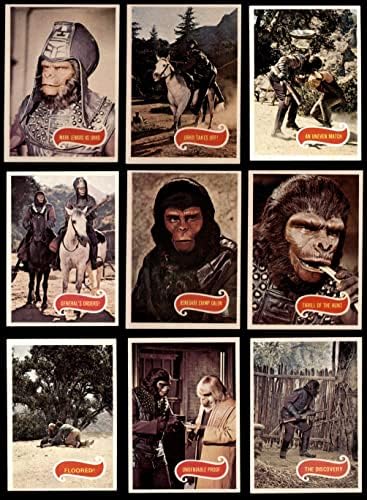 1975 Topps a Majmok Bolygója Részleges Teljes Készlet (Kártya) NM
