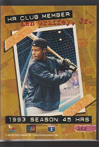 Ken Griffey Jr. (Baseball Kártya) 1994 Topps Stadion Klub - [Alap] 262
