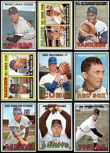 1967 Topps Baseball 100 Kártya Starter Set/Sok (Baseball Szett) EX
