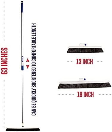 Őszinte Forgatható Push-Broom | 63 cm Hosszú Könnyű, Rugalmas, Tisztító Kefe Gyorsan Siklik Alá, Ágy, Asztal, Kanapé, Sütők
