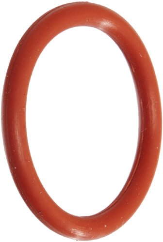 232 Szilikon O-Gyűrű, 70A Durometer, Piros, 2-3/4 ID 3 OD, 1/8 Szélesség (Csomag 10)